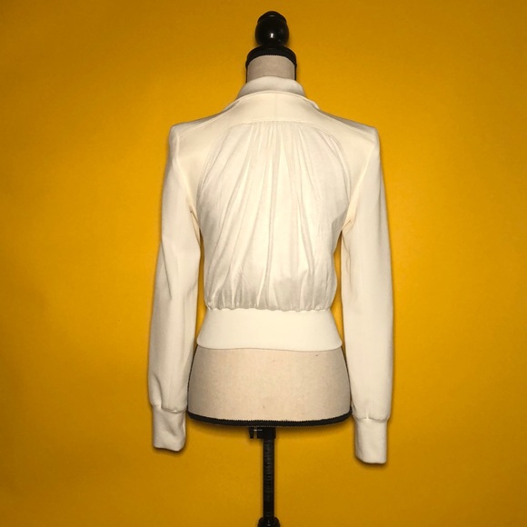 VERDAD Leather and Cotton Combined Jacket - Picture 5 of 13